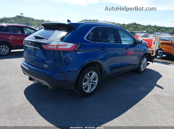 2FMPK4J95LBB57762 2020 FORD EDGE Blue Tył prawy
