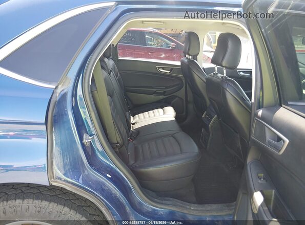 2FMPK4J95LBB57762 2020 FORD EDGE Blue Widok naklejki z numerem VIN
