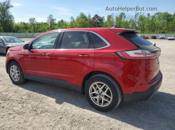 2FMPK4J95MBA07197 2021 FORD EDGE Red Задня ліва чверть