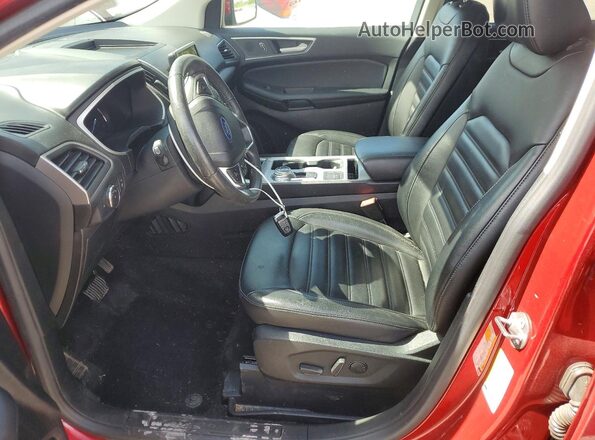 2FMPK4J95MBA07197 2021 FORD EDGE Red Вид салону спереду