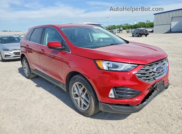 2FMPK4J95MBA07197 2021 FORD EDGE Red Передня права чверть