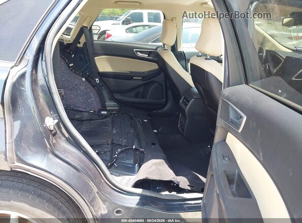 2FMPK4J95NBA18542 2022 FORD EDGE Black Widok naklejki z numerem VIN