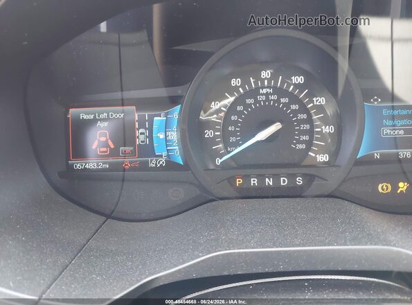 2FMPK4J95NBA18542 2022 FORD EDGE Black Widok tylnych siedzeń
