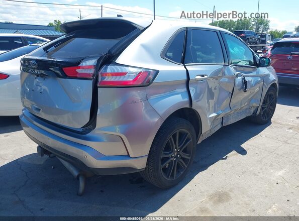 2FMPK4J95NBA19481 2022 FORD EDGE Silver Հետևի աջ