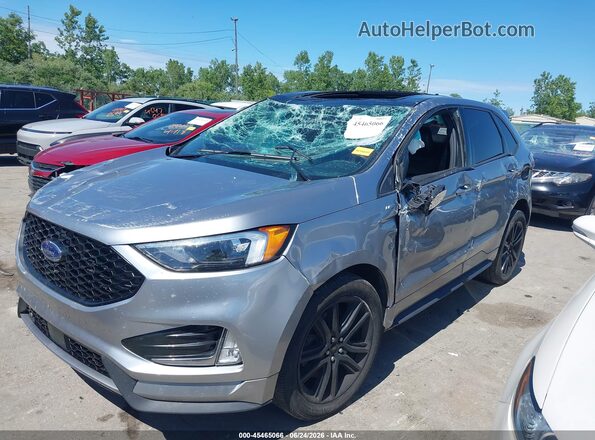 2FMPK4J95NBA19481 2022 FORD EDGE Silver Առջևի ձախ երեք քառորդ տեսարան