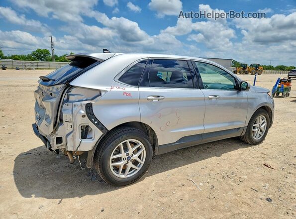2FMPK4J95NBA44588 2022 FORD EDGE Silver Հետևի աջ