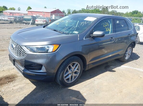 2FMPK4J95RBA72316 2024 FORD EDGE Серый Передняя левая четверть