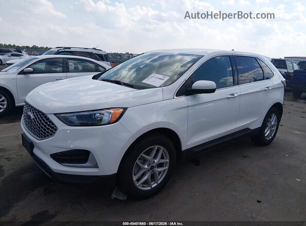 2FMPK4J95RBA80450 2024 FORD EDGE White წინა მარცხენა ხედი სამი მეოთხედიდან