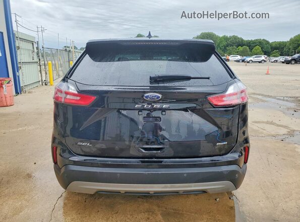 2FMPK4J95RBA95918 2024 FORD EDGE Black Вид ззаду