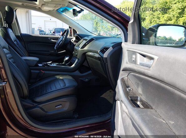 2FMPK4J96HBB43991 2017 FORD EDGE Maroon 