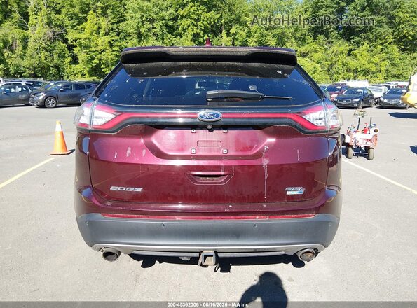 2FMPK4J96HBB43991 2017 FORD EDGE Maroon 