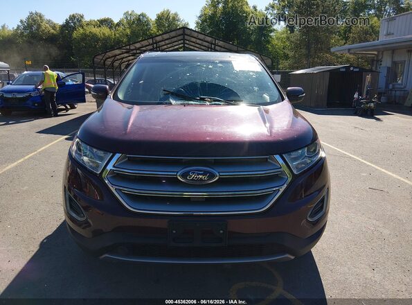 2FMPK4J96HBB43991 2017 FORD EDGE Maroon 