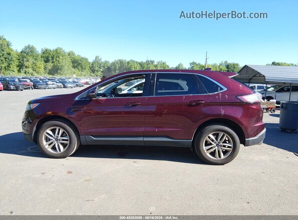 2FMPK4J96HBB43991 2017 FORD EDGE Maroon 
