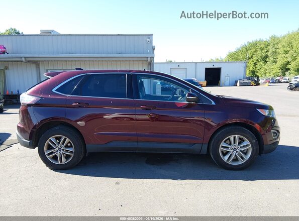 2FMPK4J96HBB43991 2017 FORD EDGE Maroon 