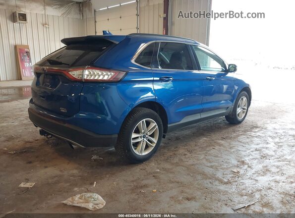 2FMPK4J96JBC06206 2018 FORD EDGE Blue უკანა მარჯვენა