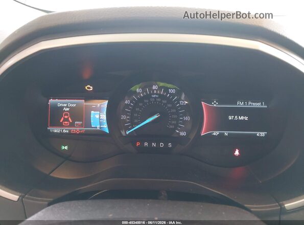 2FMPK4J96JBC06206 2018 FORD EDGE Blue უკანა სავარძლების ხედი