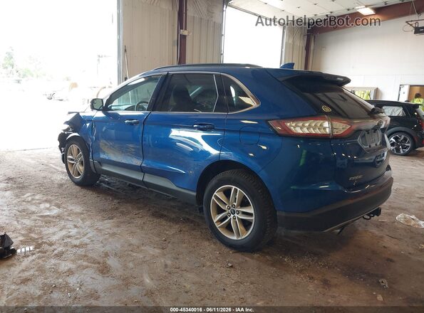 2FMPK4J96JBC06206 2018 FORD EDGE Blue უკანა მარცხენა