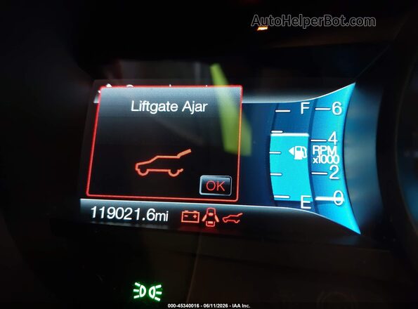 2FMPK4J96JBC06206 2018 FORD EDGE Blue 