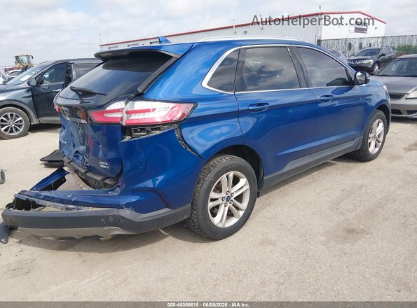 2FMPK4J96LBA18708 2020 FORD EDGE Blue Tył prawy