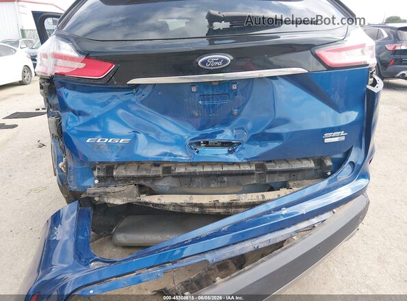 2FMPK4J96LBA18708 2020 FORD EDGE Blue Widok z przodu