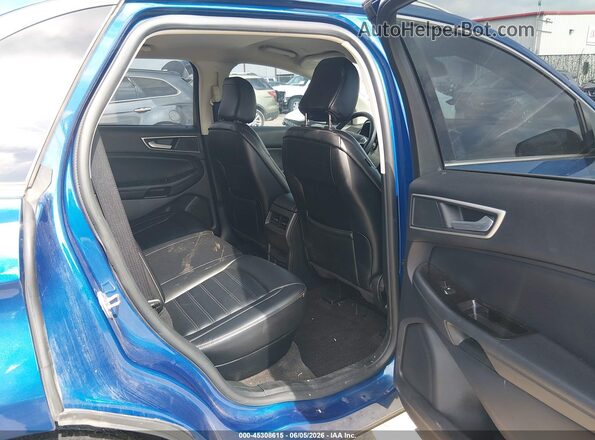 2FMPK4J96LBA18708 2020 FORD EDGE Blue Widok naklejki z numerem VIN