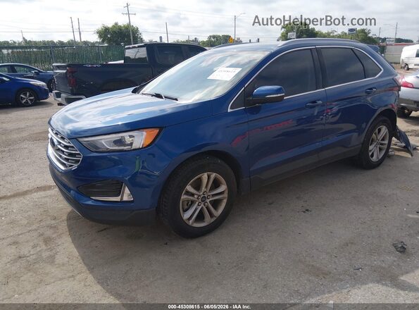 2FMPK4J96LBA18708 2020 FORD EDGE Blue Przód lewy