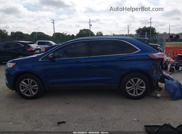 2FMPK4J96LBA18708 2020 FORD EDGE Blue Widok wnętrza 360 stopni
