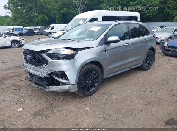 2FMPK4J96LBB40713 2020 FORD EDGE Серебряный Передняя левая четверть