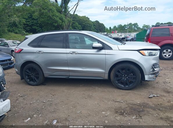2FMPK4J96LBB40713 2020 FORD EDGE Серебряный Вид задней части салона