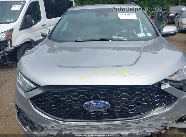 2FMPK4J96LBB40713 2020 FORD EDGE Серебряный Вид сзади