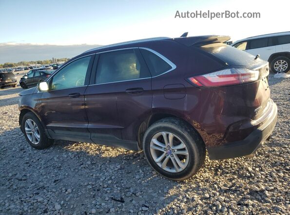 2FMPK4J96LBB55552 2020 FORD EDGE Burgundy Trasero izquierdo