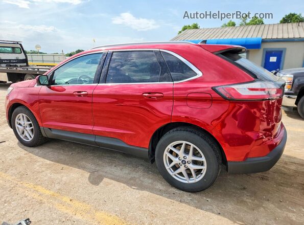 2FMPK4J96MBA06432 2021 FORD EDGE Red Задня ліва чверть