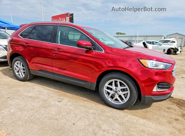 2FMPK4J96MBA06432 2021 FORD EDGE Red Передня права чверть