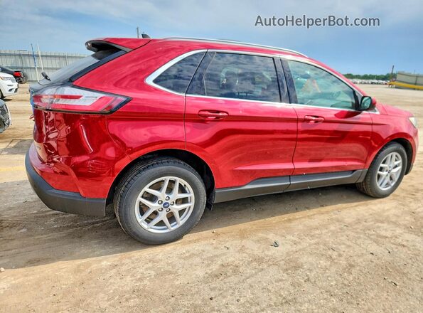2FMPK4J96MBA06432 2021 FORD EDGE Red Задня права чверть