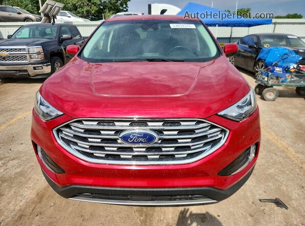 2FMPK4J96MBA06432 2021 FORD EDGE Red Вид спереду