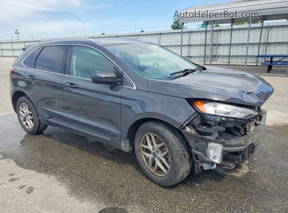 2FMPK4J96MBA60233 2021 FORD EDGE Gray წინა მარჯვენა