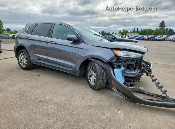 2FMPK4J96NBA41165 2022 FORD EDGE Gray Передня права чверть