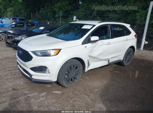 2FMPK4J96NBA66535 2022 FORD EDGE White Передня ліва чверть