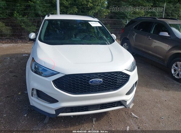2FMPK4J96NBA66535 2022 FORD EDGE White Вид щитка приладів