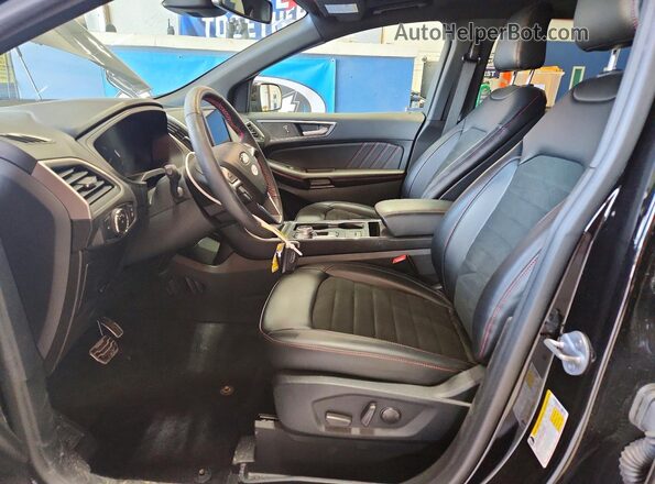 2FMPK4J96NBA71668 2022 FORD EDGE Black წინა სალონის ხედი
