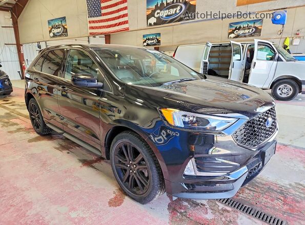 2FMPK4J96NBA71668 2022 FORD EDGE Black წინა მარჯვენა