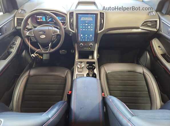 2FMPK4J96NBA71668 2022 FORD EDGE Black წინა პანელის ხედი