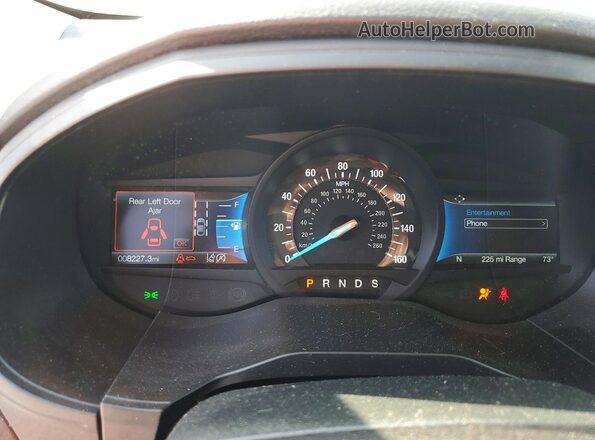 2FMPK4J96NBB13398 2022 FORD EDGE Gray ხელსაწყოთა პანელის ხედი