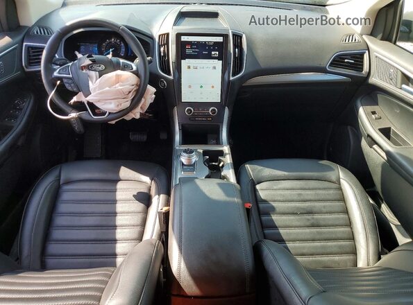 2FMPK4J96NBB13398 2022 FORD EDGE Gray წინა პანელის ხედი