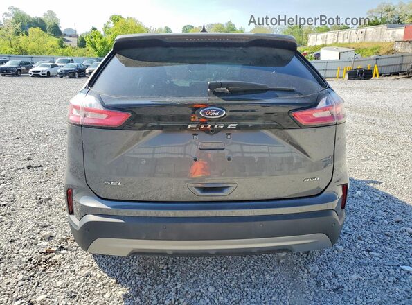 2FMPK4J96NBB13398 2022 FORD EDGE Gray უკანა ხედი
