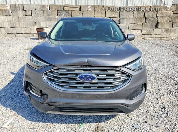 2FMPK4J96NBB13398 2022 FORD EDGE Gray წინა ხედი