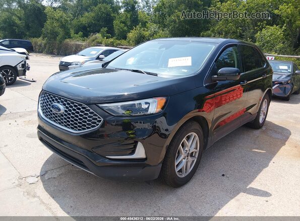 2FMPK4J96RBA78965 2024 FORD EDGE Black Առջևի ձախ երեք քառորդ տեսարան