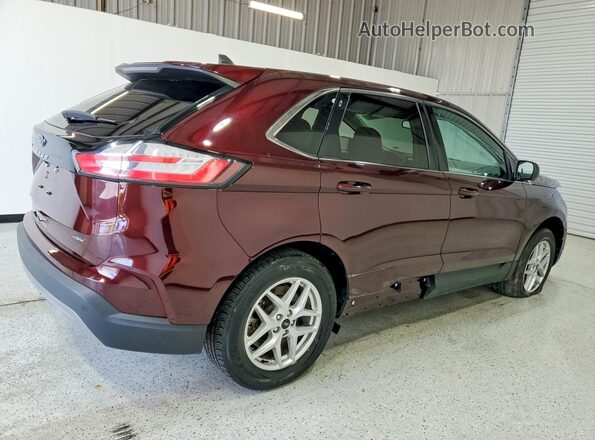 2FMPK4J96RBA79209 2024 FORD EDGE Burgundy Trasero derecho