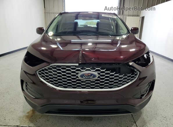 2FMPK4J96RBA79209 2024 FORD EDGE Burgundy Vista interior de 360 grados