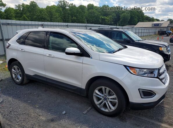 2FMPK4J97GBB09282 2016 FORD EDGE Белый Передняя правая четверть